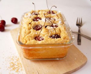 Couscous-Quark-Auflauf mit Kirschen von Törtchenfieber