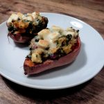 gefüllte Süßkartoffeln mit Spinat und Feta von Törtchenfieber