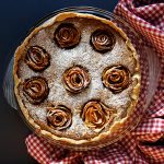 Bratapfel-Rosen-Tarte zum Valentinstag