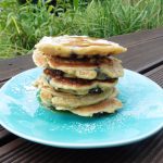 Blaubeer-Frischkäse-Pancakes
