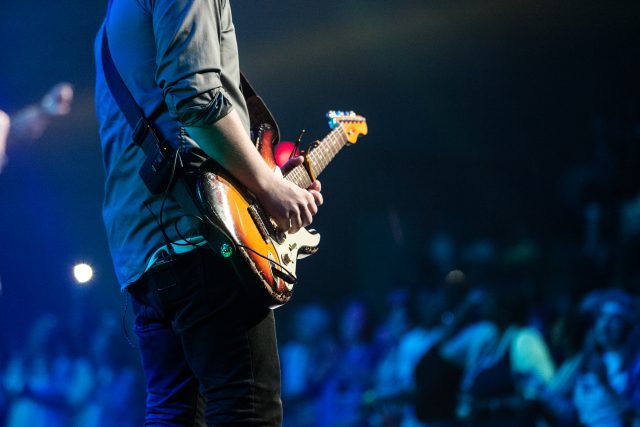 konzert Konzert Bühne Gitarre