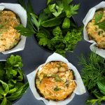 Köstlich: Spargelmuffins. Spargel kontrollierter Qualität ist am QS-Prüfzeichen erkennbar.