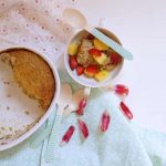 Hirse-Amaranth-Auflauf mit Rhabarber
