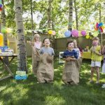 Der Garten ist der ideale Platz für Kinderfeste - hier kann man ungestört toben.