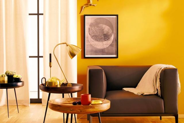 Ein Raum voller Wärme und Exotik: Mit der Trendfarbe 