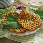 Das Australische Zitronenblatt verleiht Kräuterwaffeln ein intensives, zitroniges Aroma.