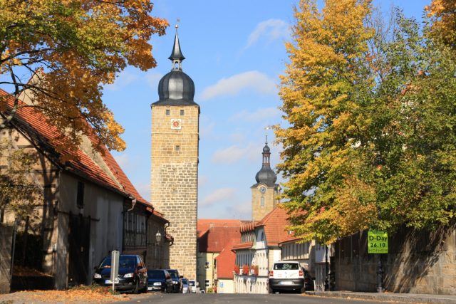 Der Eberner Grauturm ist einer der höchsten Tortürme Bayerns. Am Tag des offenen Denkmals finden Führungen nach Bedarf durch den Eberner Türmer statt.