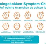 Der "Meningokokken-Symptom-Check" ermöglicht eine frühzeitigen Erkennung der Infektion.