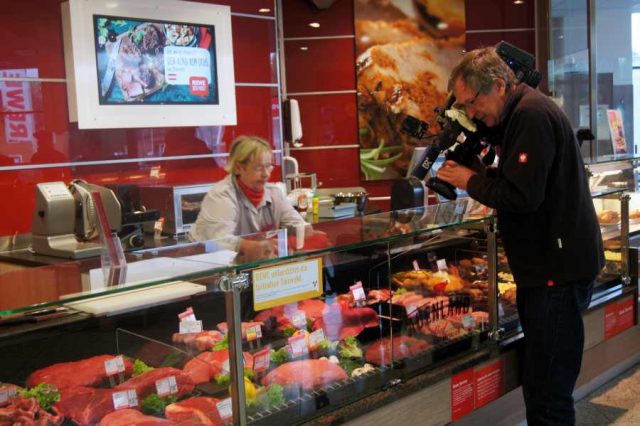 auenland dreh rewe BR Dreh bei REWE