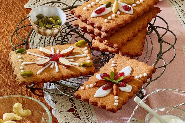 Das duftet nach Weihnachten: Selbst gebackenes Gingerbread mit Nüssen und Früchten ist eine süß-würzige und dabei ausgewogene Knabberei für die Feiertage.