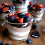 Schoko-Qaurk-Dessert mit Oreos und Beeren von Toertchenfieber