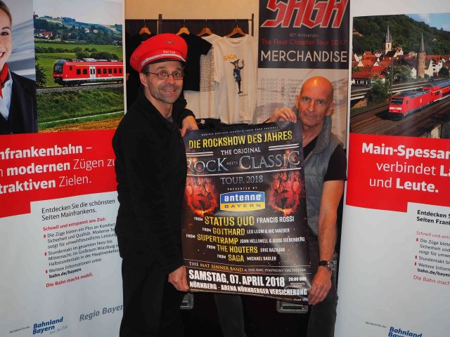 Mit der Bahn Rock meets Classic erfahren - Michael Sadler from SAGA