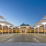 Innenhof des historischen Luitpoldbades