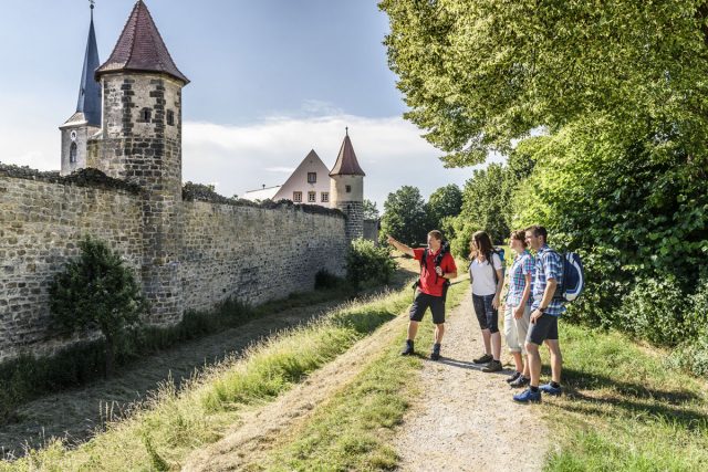 Wanderstation im Coburger Land: Das romantische und mittelalterliche Seßlach besitzt einen der bedeutendsten historischen Stadtkerne Deutschlands.