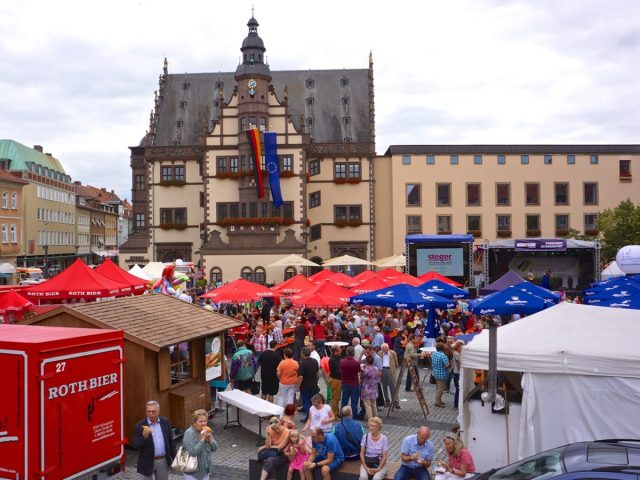 Stadtfest Schweinfurt 2014 Street Food Meile in Schweinfurt