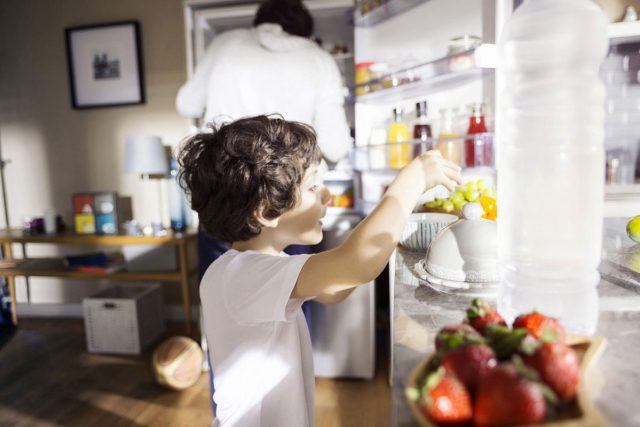 gesunde Ernährung Wenn Eltern mit gutem Beispiel vorangehen, können auch Kinder lernen, gesund zu essen.