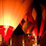 Ballonglühen im Rathausinnenhof