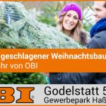 Weihnachtsbaumverkauf OBI Haßfurt