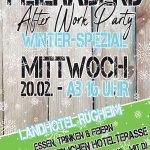 Feierabend - die After Work Party im Landhotel Rügheim
