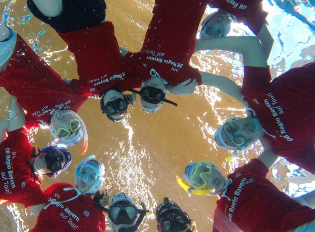Deutscher Vizemeister - Unterwasser-Rugby - In Berlin unter Wasser in Aktion