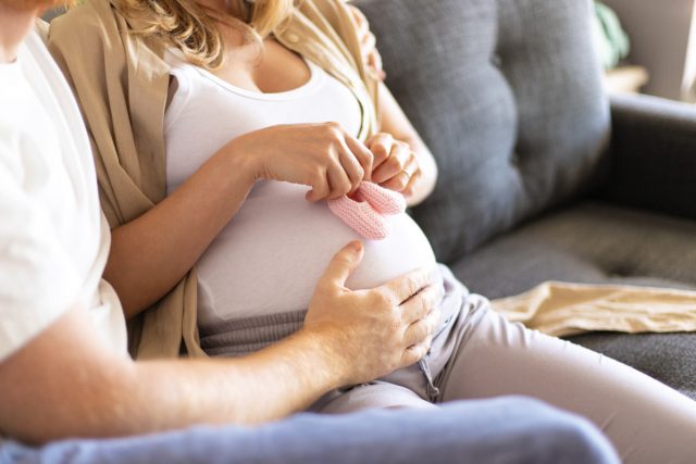 Schwangerschaft Glück ist auf dem Weg