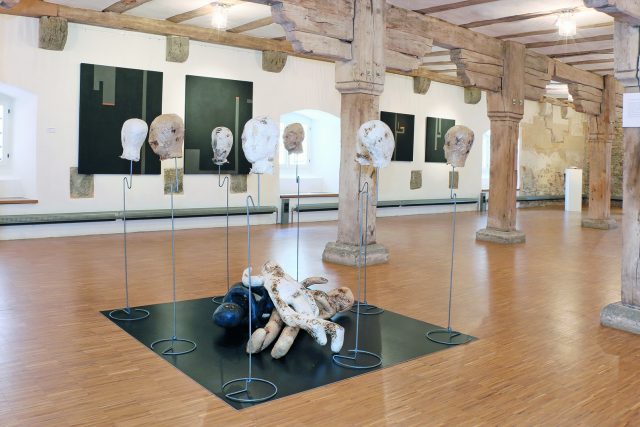 Installation von Wiltrud Kuhfuss im Kloster Wechterswinkel (c) Rudolf Weinert