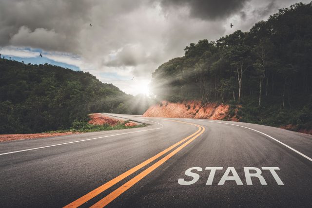 START point on the road of business or your life success. The be The Road to Somewhere