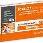 Gutscheinbuch.de Saunablock Bayern Nord 2020