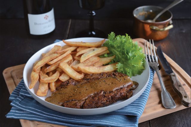 REZEPTFOTO 01 aus dem Buch Meine kleine vegane Metzgerei - Seite 39 - RGB-Farben - 300 dpi Pfeffersteak