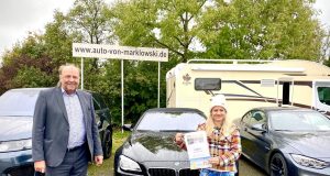 Rainer von Marklowski, InhabeRainer von Marklowski, Inhaber von Auto von Marklowksi hat kurzer Hand den Gewinn der wegen Corona nicht durchführbaren Reise in einen freiverfügbaren Gutschein umgewandelt.