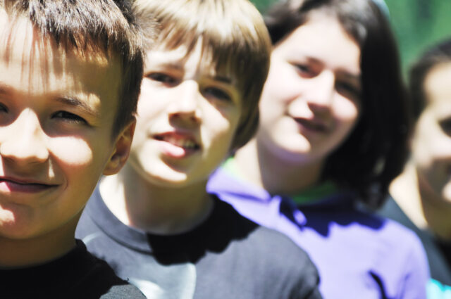child group outdoor
