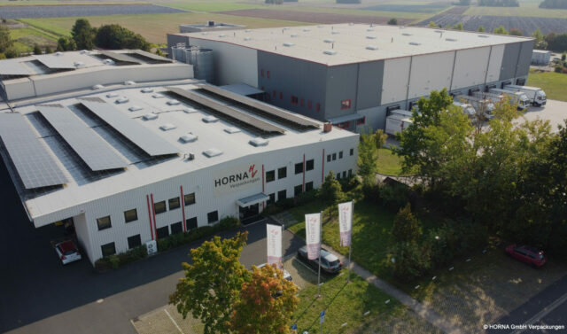 HORNA GmbH Verpackungen Luftaufnahme mit Copyright