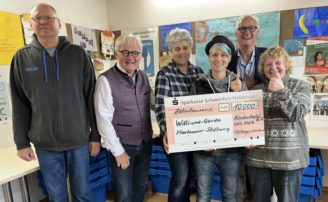 Foto Spende Willi u.Gerda Hartmann- Stiftung 2023